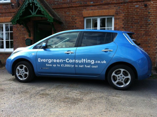 nissan leaf at Taybridge Towers