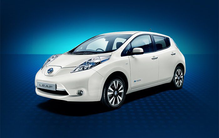 Nissan leaf 2013 white