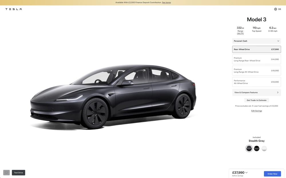 Tesla Model 3 July 1 2026