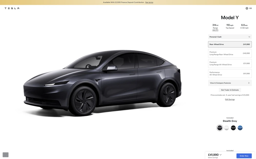 Tesla Model y July 1 2026